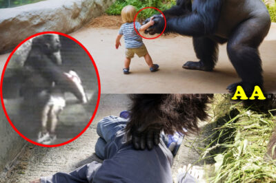 Mother’s Heart Stops as Gorilla Clings to Child—What Unfolds Next is Unbelievable!