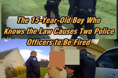 15-year-old boy understood the law and got 2 police officers fired. He sued for compensation of more than a million dollars.