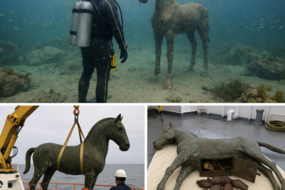 Mysterious Horse Statue Raised From Mediterranean Reveals Tragic Secret, Triggers Criminal Investigation