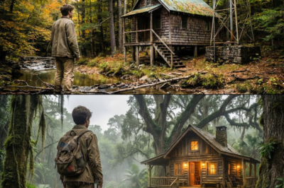 Thrown Out at 18, He Bought a Log Cabin for $5 — They Were Shocked What It Became