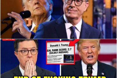 Trump Claimed He Was “Top of His Class” — Then Colbert Revealed the Truth and the Crowd Went Wild