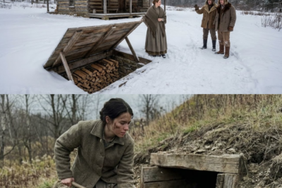 Her Cabin Had No Firewood — Until Neighbors Found Her Underground Shed Keeping Logs Dry All Winter