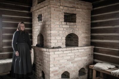 Thrown Out Before Winter, She Installed a Strange Stove in Her Cabin — It Kept Her Warm All Blizzard