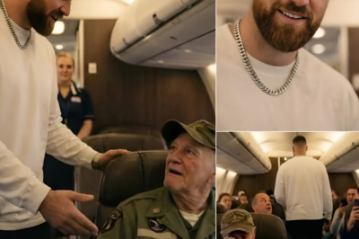 A Quiet Act at 30,000 Feet: How Travis Kelce’s Unexpected Gesture Moved an Entire Cabin