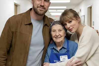 AMID STADIUMS AND SPOTLIGHTS, ONE ACT OF GRATITUDE STOLE THE HEART OF AMERICA: TRAVIS KELCE AND TAYLOR SWIFT STEP IN FOR THE WOMAN WHO RAISED HIM