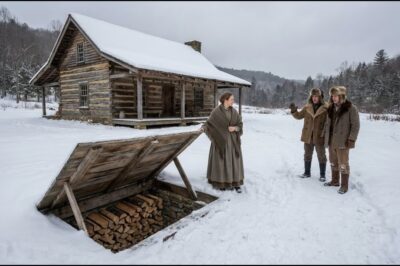 Her Cabin Had No Firewood — Until Neighbors Found Her Underground Shed Keeping Logs Dry All Winter