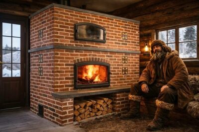Settlers Laughed at His German Masonry Stove — Until It Kept His Cabin 68°F Warmer